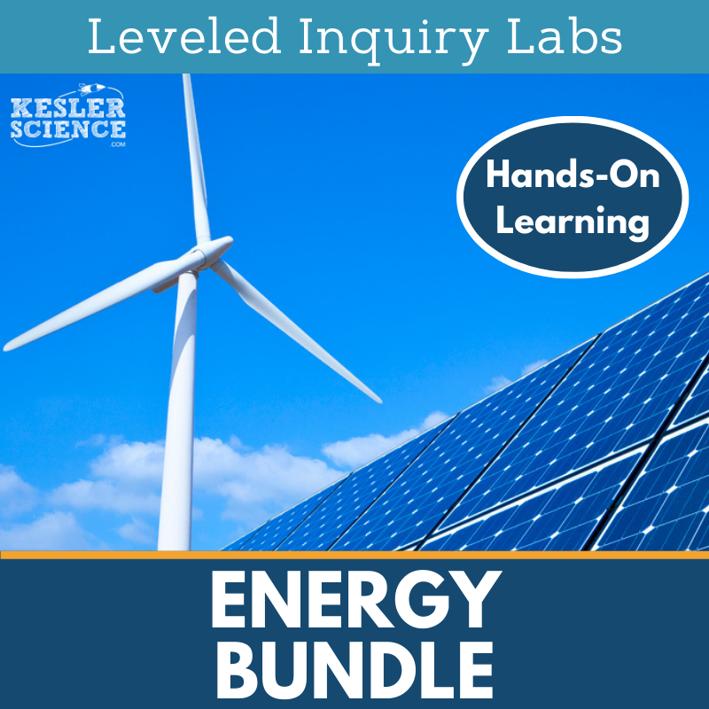 Energy Bundle - Print Inquiry Labs with CER - Grades 6-8