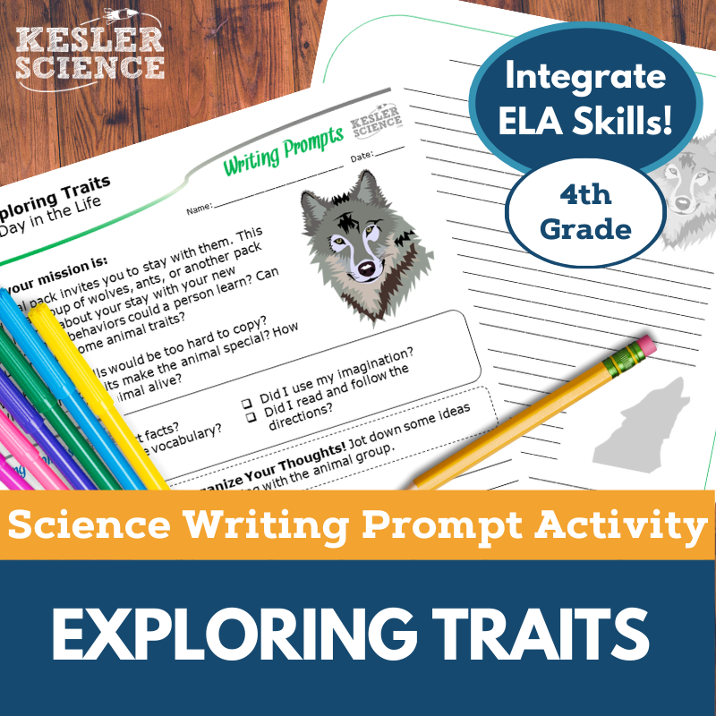 Writing Prompts - Exploring Traits - 4th Gr