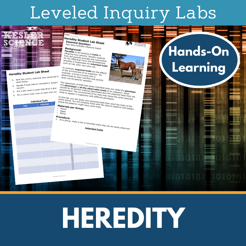 Heredity Inquiry Lab - MS 6-8 Science TEKS