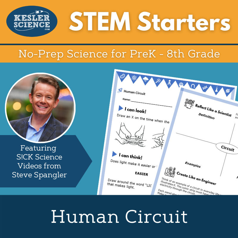 STEM Starters - Human Circuit - No-Prep PreK-8