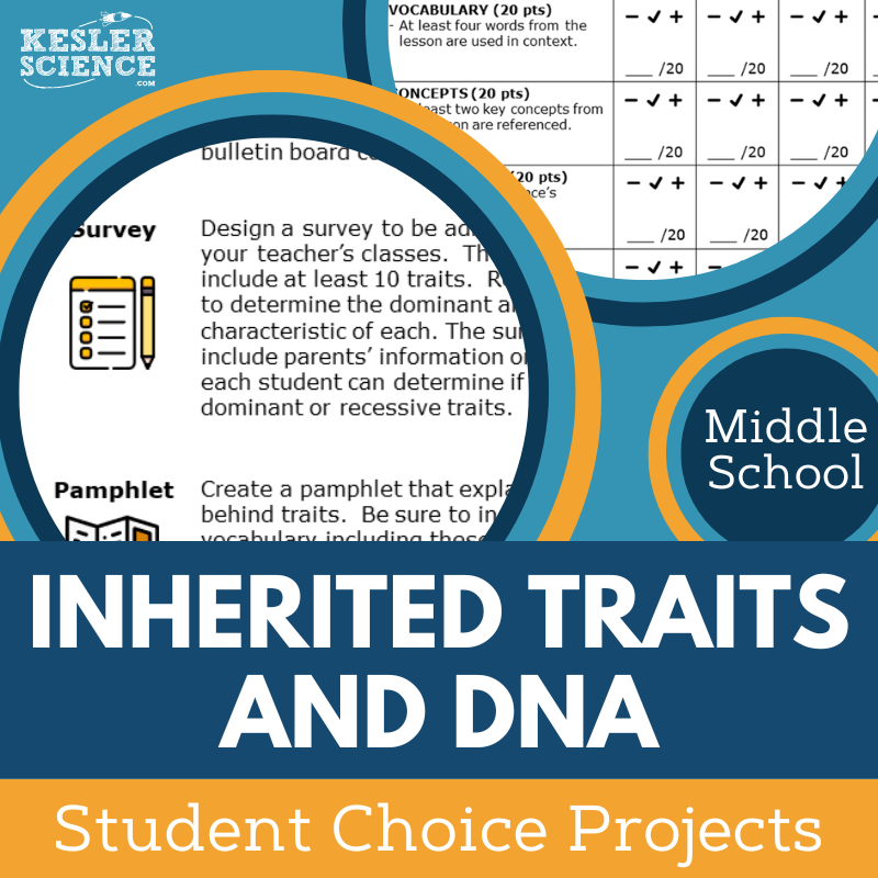 Inherited Traits & DNA - Student Choice Projects - MS