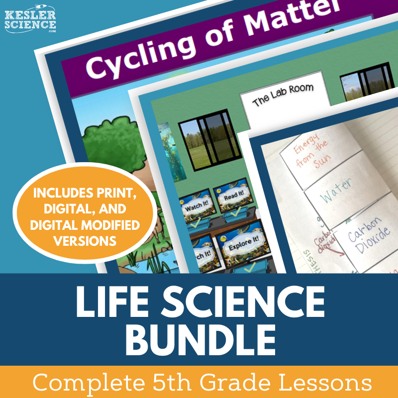 5E Lessons: 5th Grade Life Science Bundle