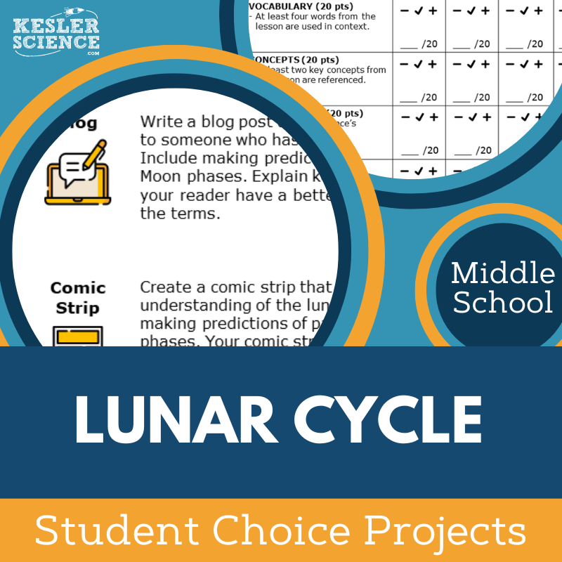Lunar Cycle - Student Choice Projects - MS