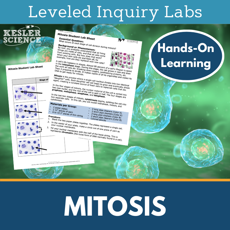 Mitosis Inquiry Lab - MS 6-8 Science