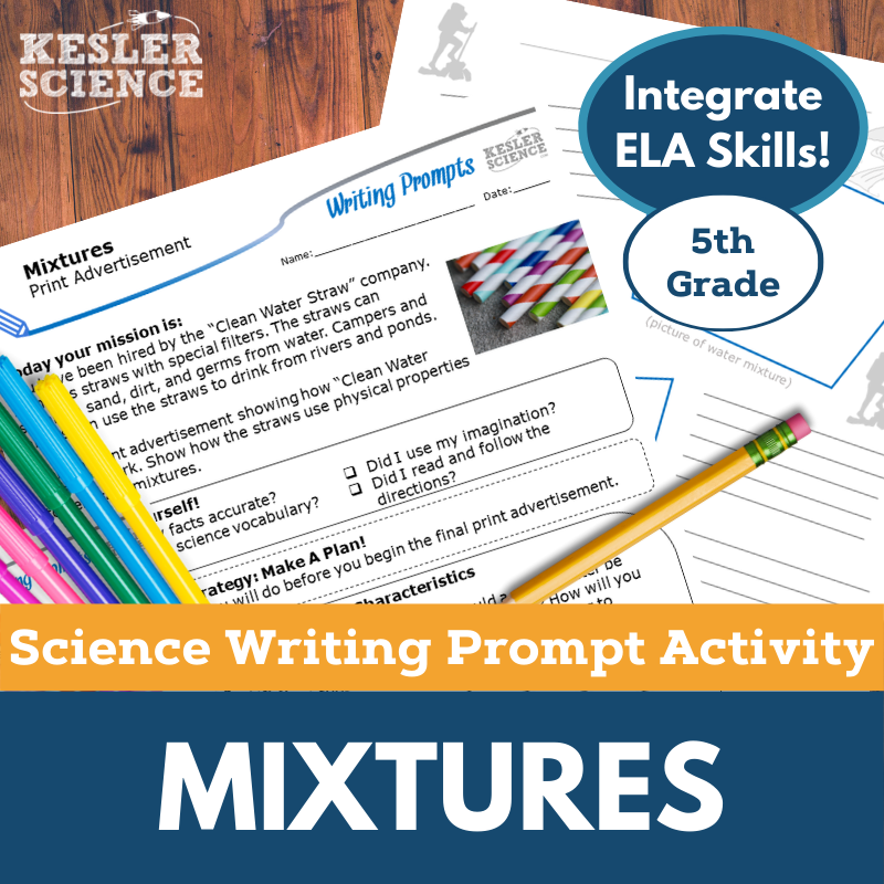 Writing Prompts - Mixtures - 5th Gr