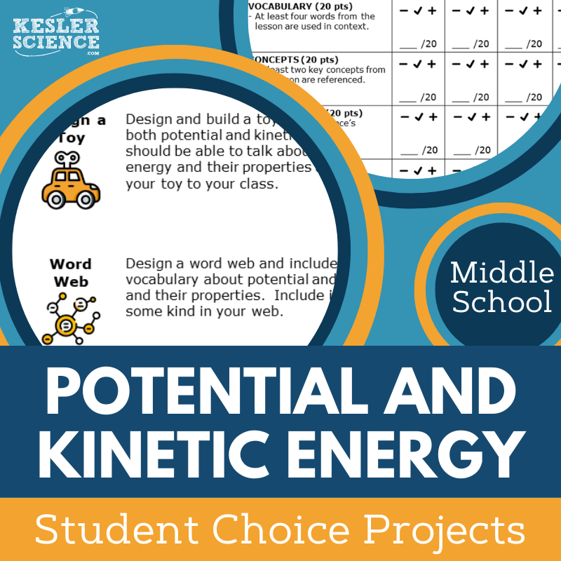 Potential & Kinetic Energy - Student Choice Projects - MS