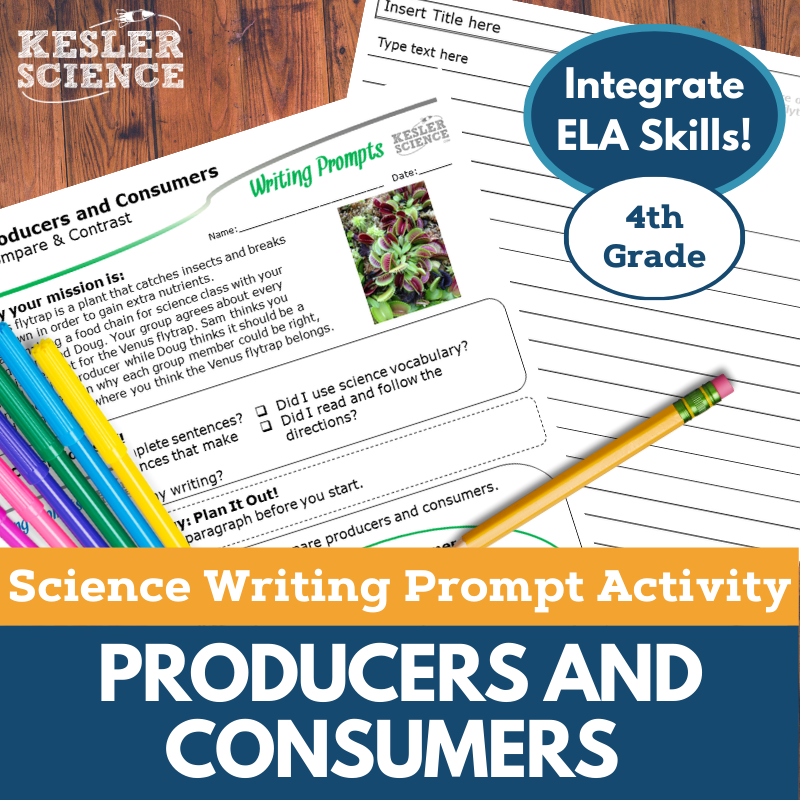 Writing Prompts - Producers & Consumers - 4th Gr