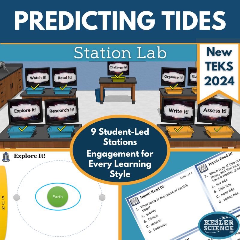Predicting Tides Station Lab - New TEKS 6.9B