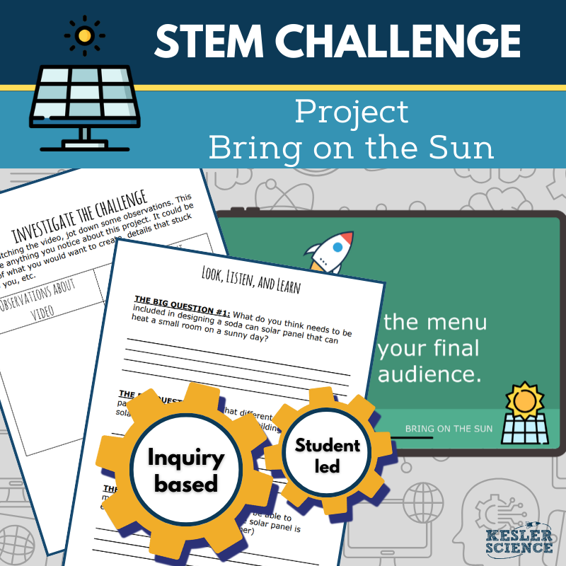 STEM Challenge - Project Bring on the Sun - Build a Soda Can Solar Heater