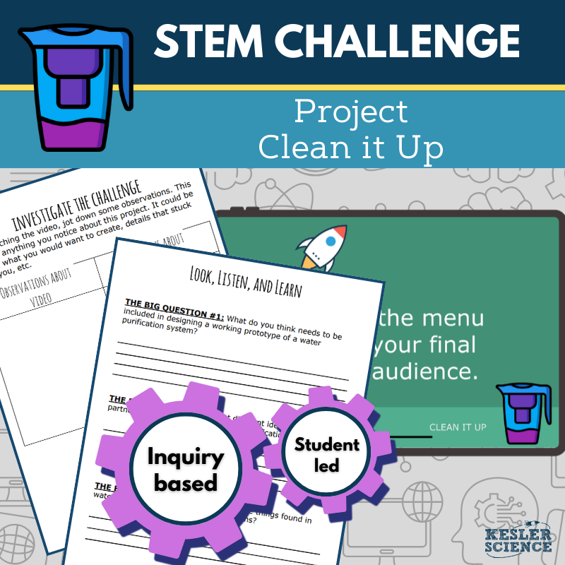 STEM Challenge - Project Clean It Up - Create a Water Purifier