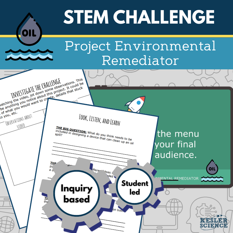 STEM Challenge - Project Environmental Remediator - Clean Up an Oil Spill