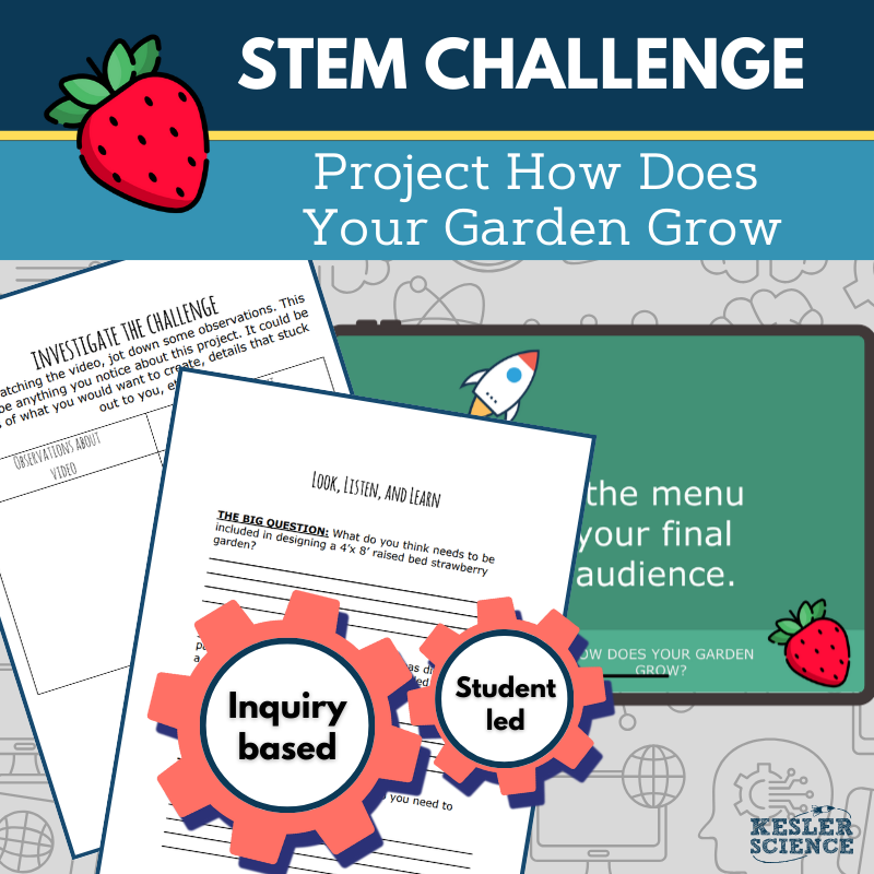 STEM Challenge - Project How Does Your Garden Grow? - Design a Strawberry Garden