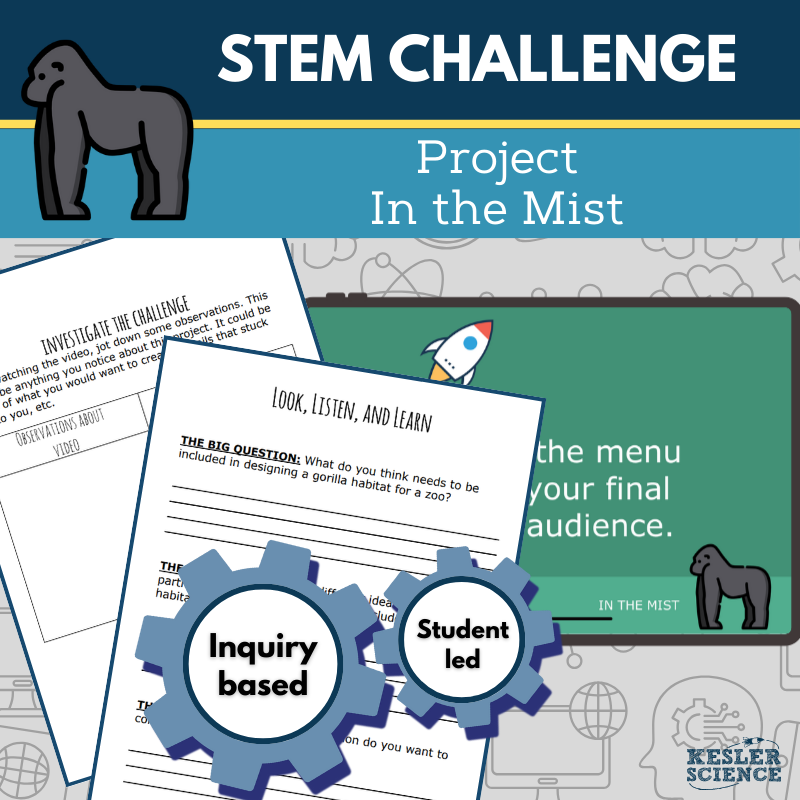 STEM Challenge - Project In the Mist - Design a Gorilla Research Enclosure