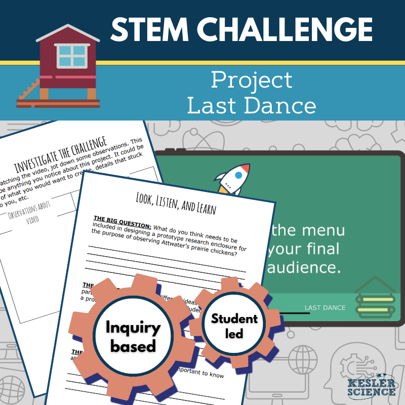 STEM Challenge - Project Last Dance - Design a Prairie Chicken Research Enclosur