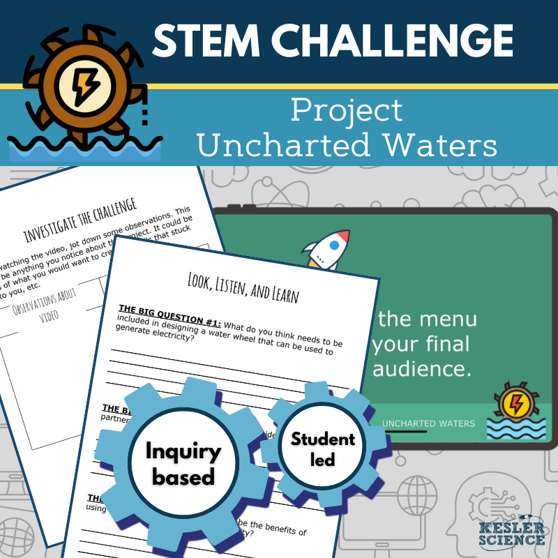 STEM Challenge - Project Uncharted Waters - Build a Water Wheel for Energy