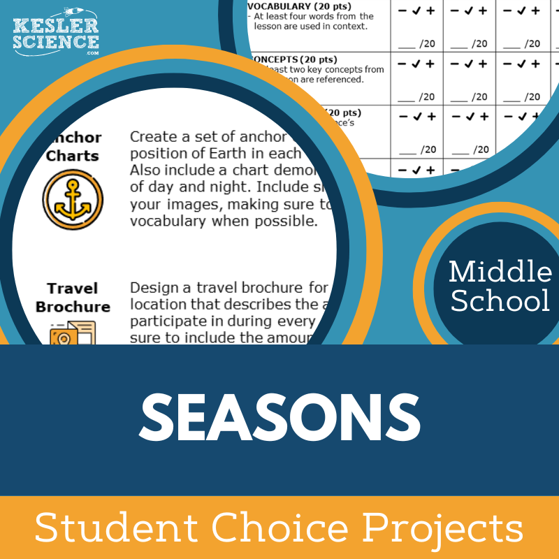 Seasons - Student Choice Projects - MS