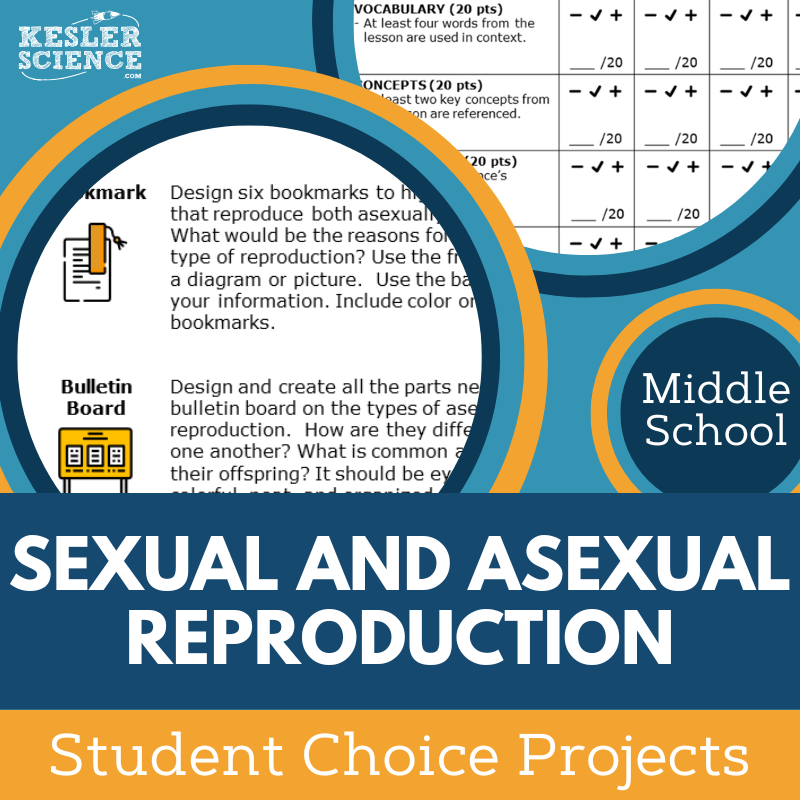 Sexual & Asexual Reproduction - Student Choice Projects - MS