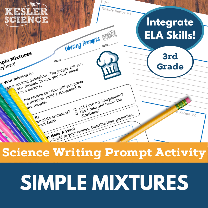 Writing Prompts - Simple Mixtures - 3rd Gr