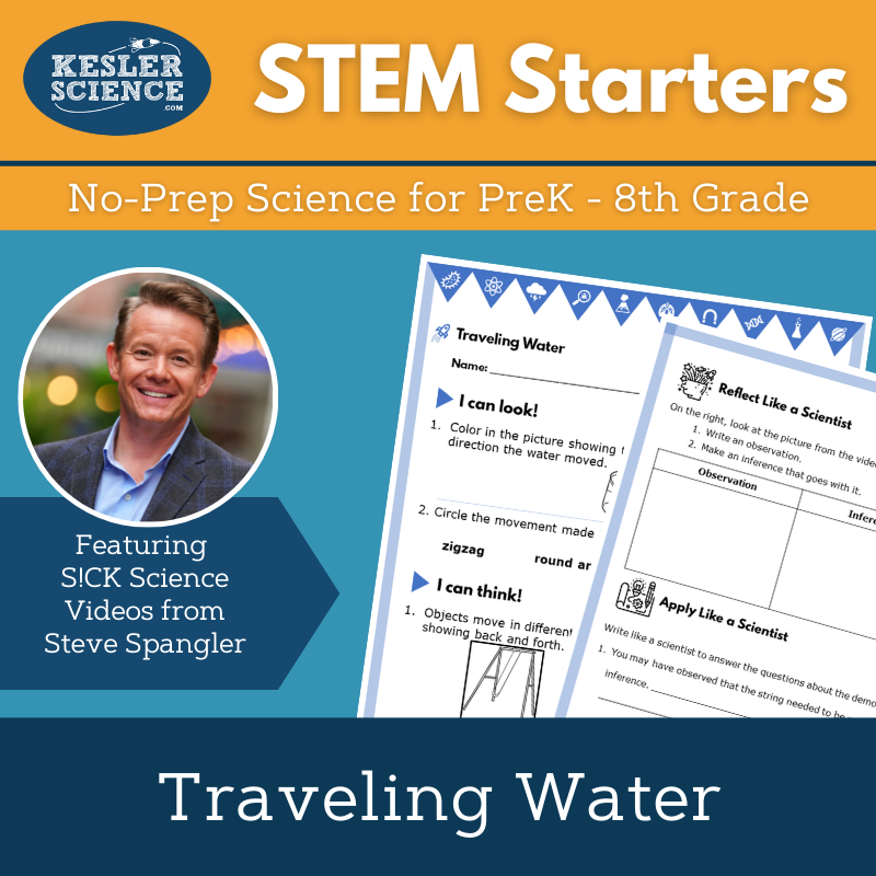 STEM Starters - Traveling Water - No-Prep PreK-8