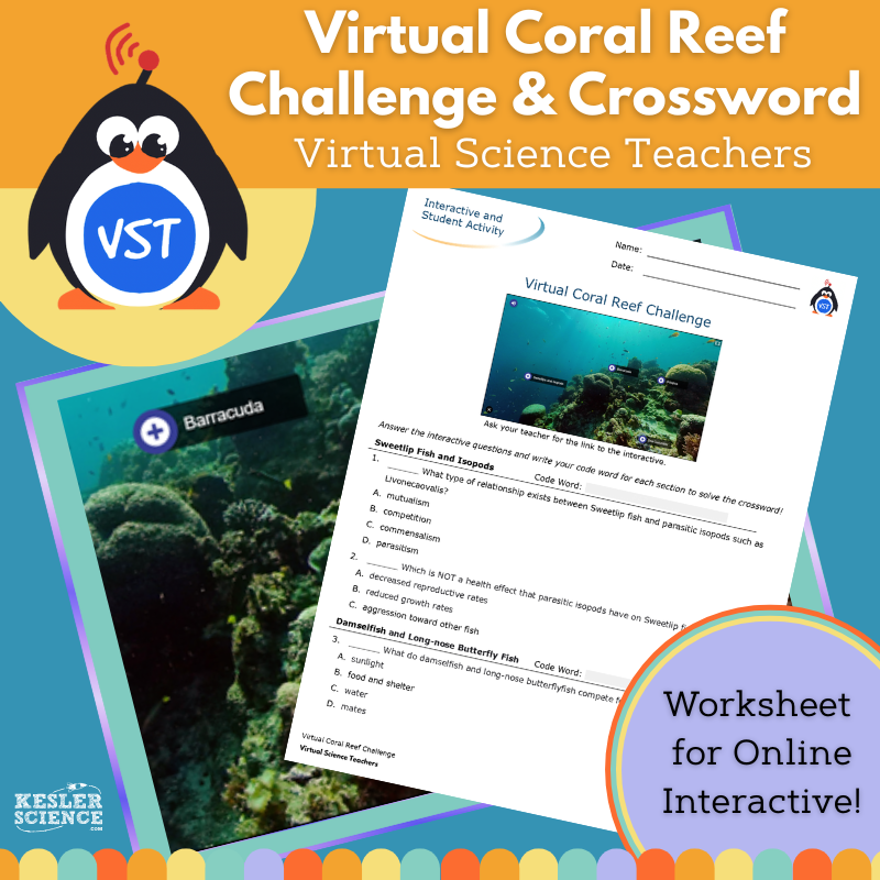 Virtual Coral Reef Challenge & Crossword - VST