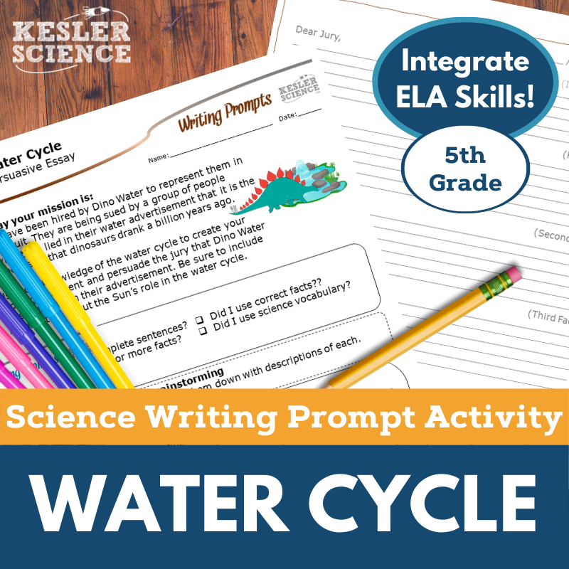 Writing Prompts - Water Cycle - 5th Gr
