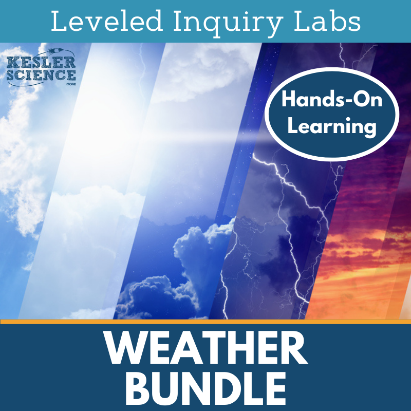 Weather Bundle - Print Inquiry Labs with CER - Grades 6-8