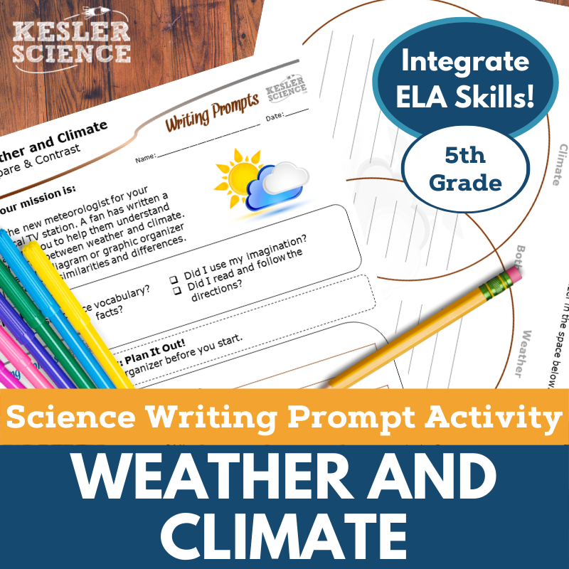 Writing Prompts - Weather & Climate - 5th Gr