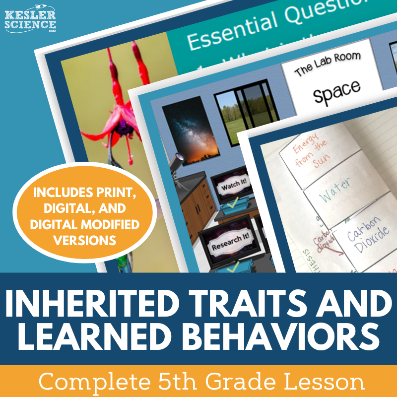 Inherited Traits & Learned Behaviors - Complete Lesson Plan - 5th Grade