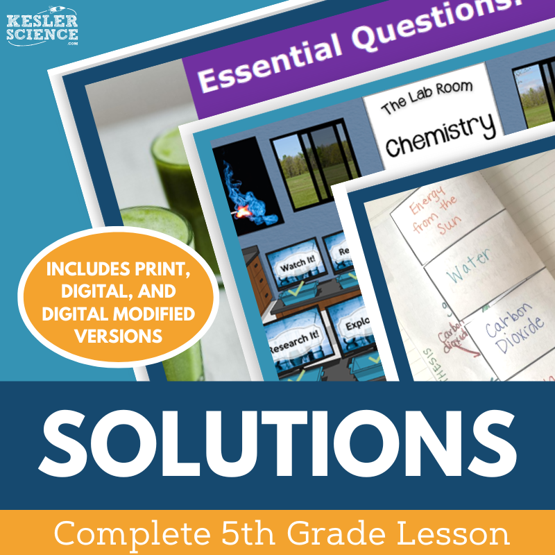 Solutions - Complete Lesson Plan - 5th Grade