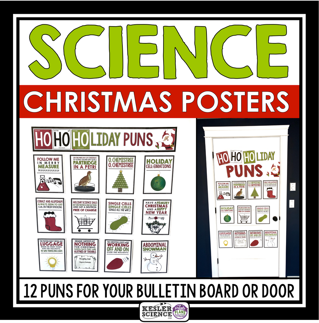 Science Christmas/Winter Season Posters