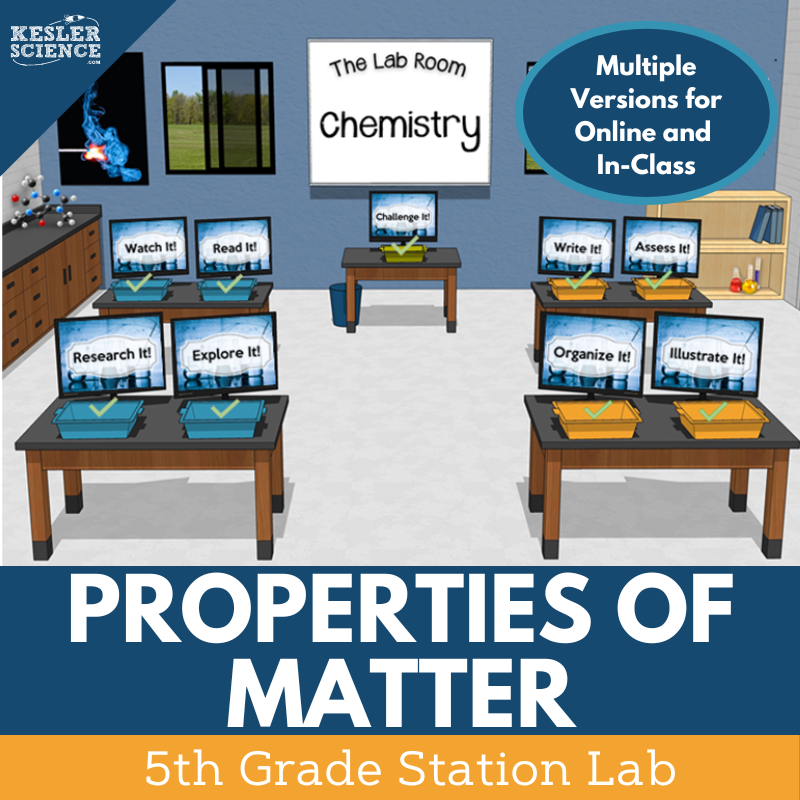 Properties of Matter - Student-Led Station Lab - 5th Grade