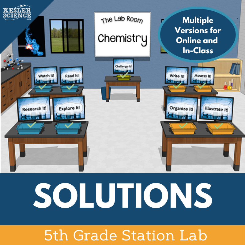 Solutions - Student-Led Station Lab - 5th Grade