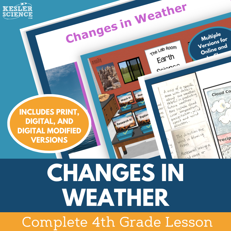 Changes in Weather - Complete Lesson Plan - 4th Grade