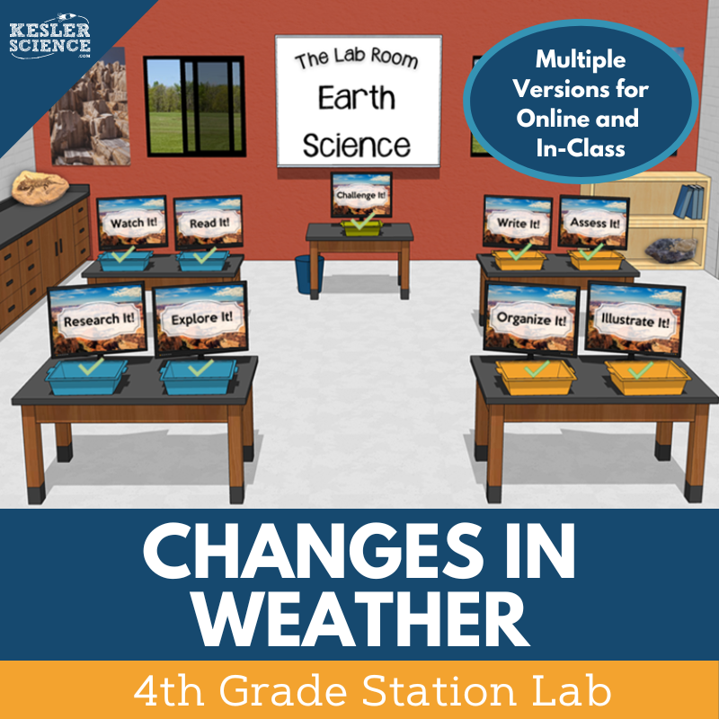 Changes in Weather - Student-Led Station Lab - 4th Grade