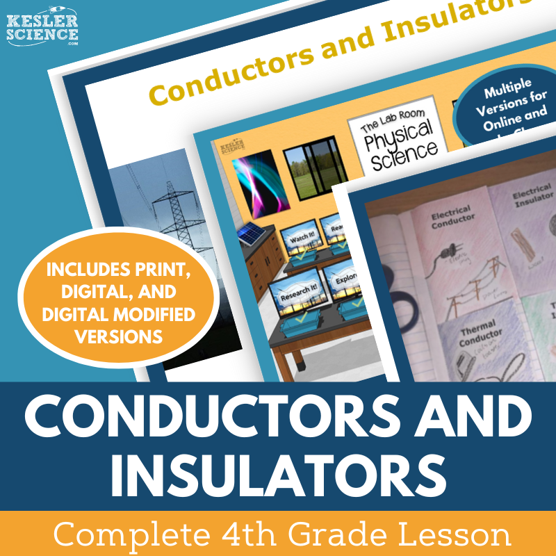 Conductors & Insulators - Complete Lesson Plan - 4th Grade
