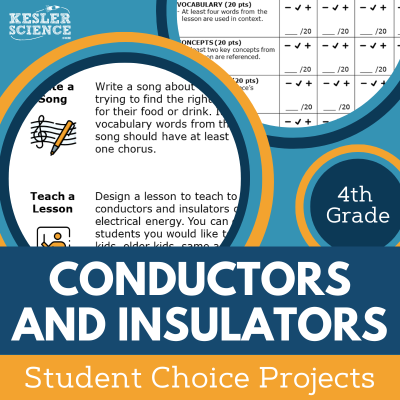 Conductors & Insulators - Student Choice Projects - 4th Grade