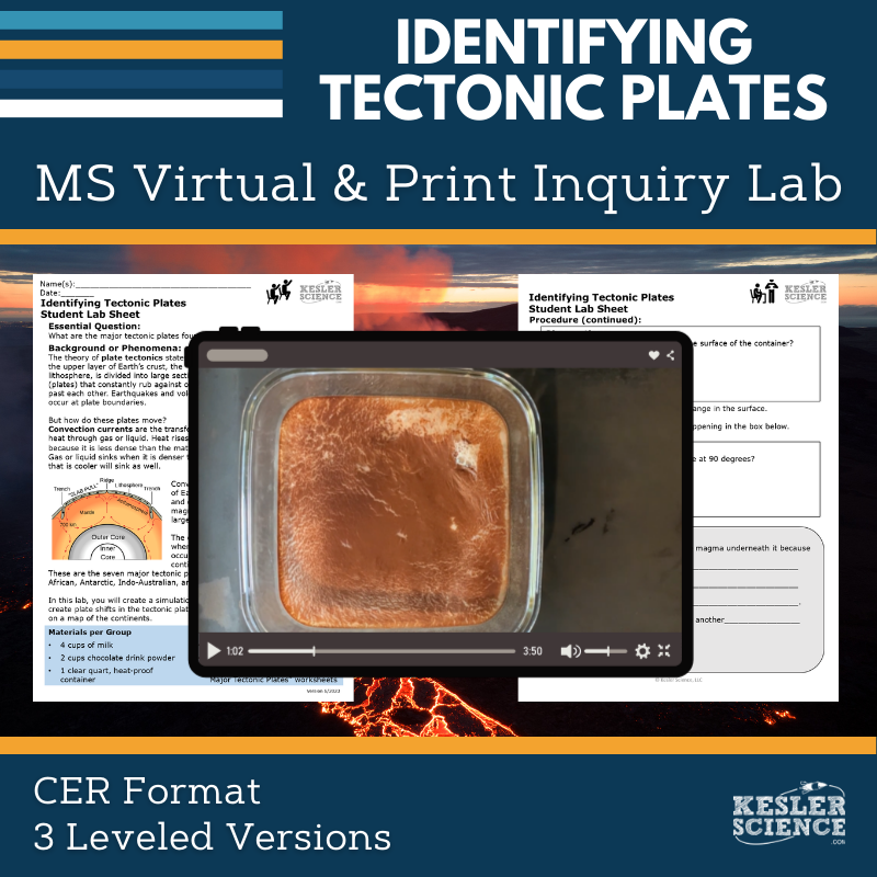 Identifying Tectonic Plates Digital Inquiry Lab - MS 6-8