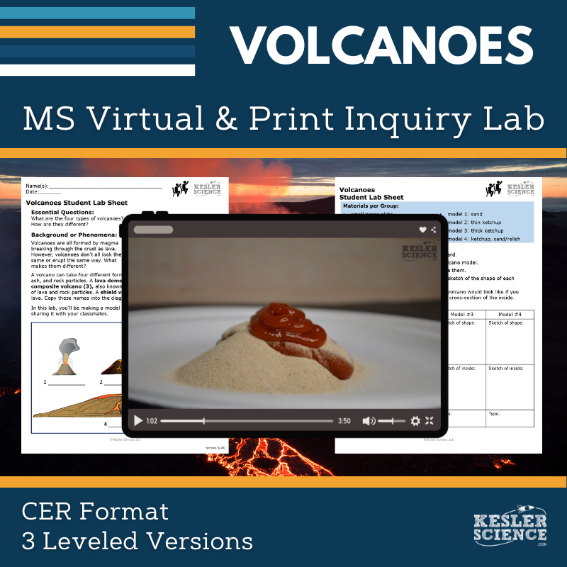 Volcanoes Digital Inquiry Lab - MS 6-8