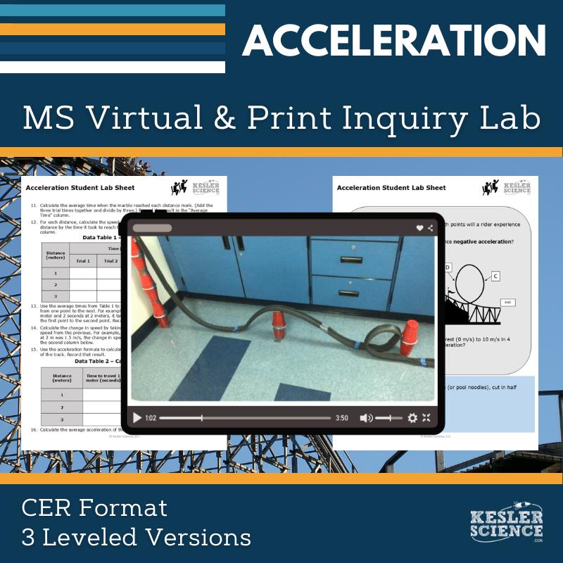 Acceleration Digital Inquiry Lab - MS 6-8