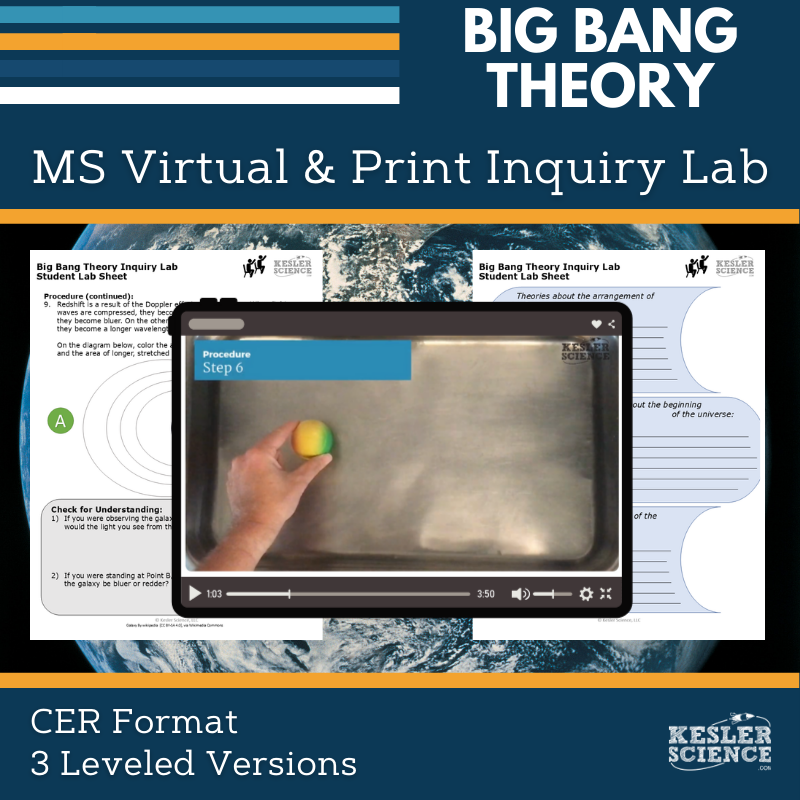 Big Bang Theory Digital Inquiry Lab - MS 6-8