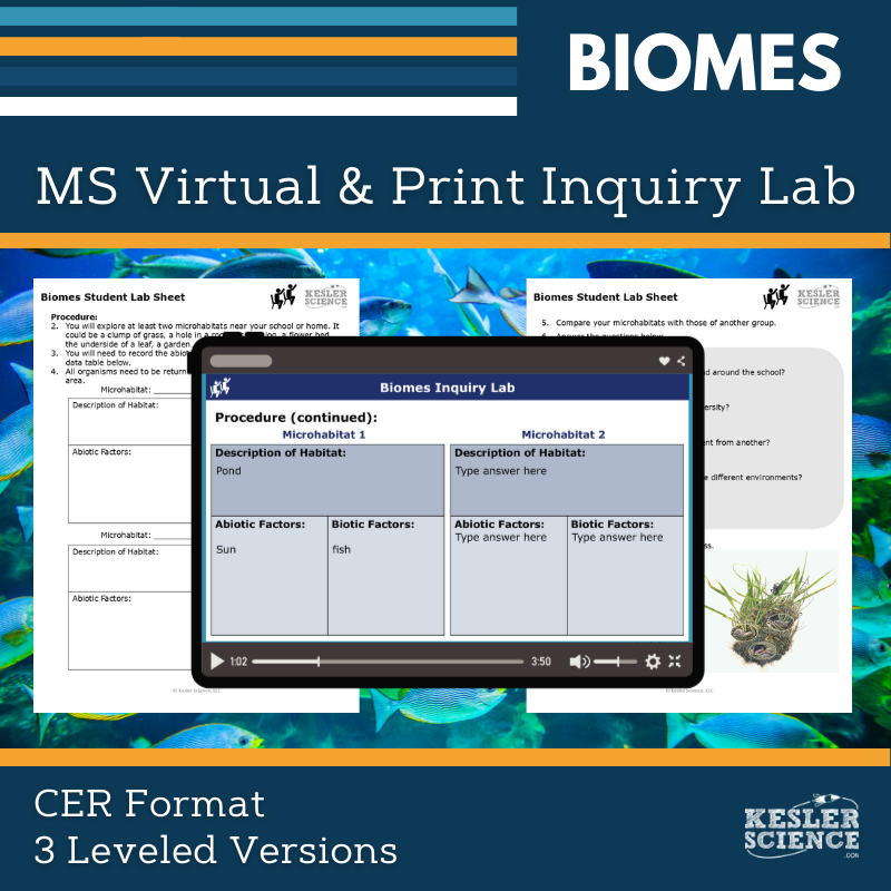 Biomes Digital Inquiry Lab - MS 6-8