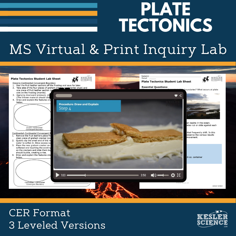 Plate Tectonics Digital Inquiry Lab - MS 6-8