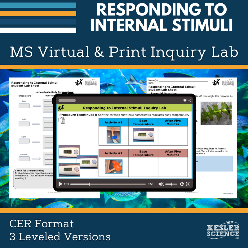 Responding to Internal Stimuli Digital Inquiry Lab - MS 6-8