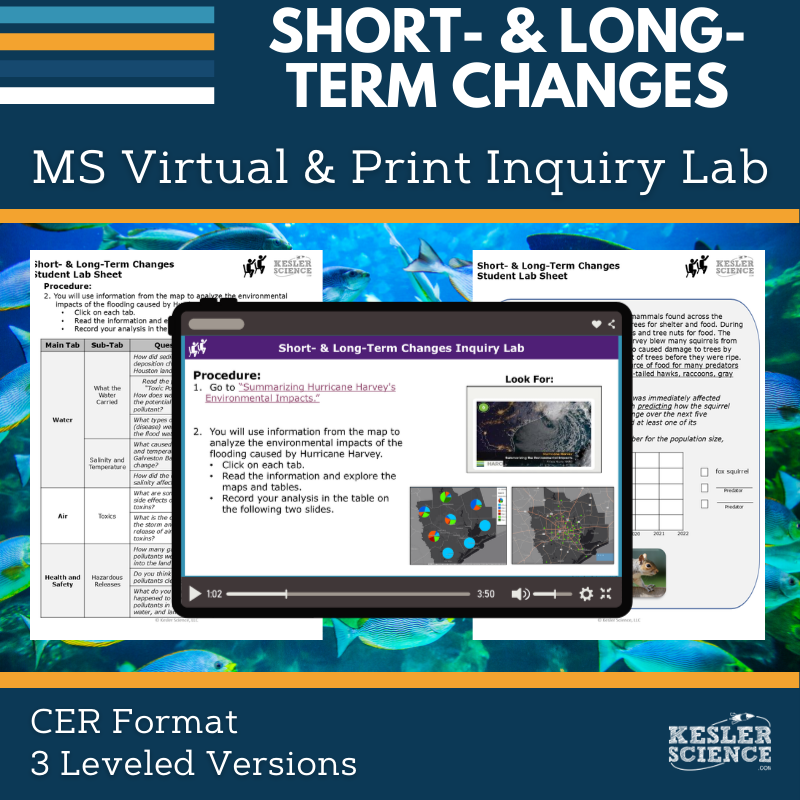 Short- & Long-term Changes Digital Inquiry Lab - MS 6-8