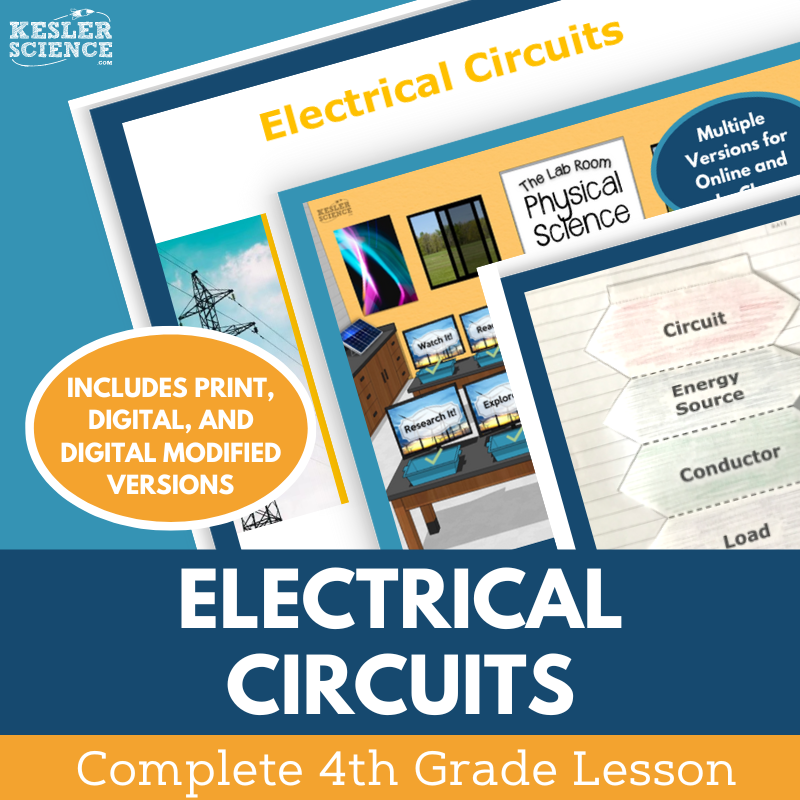 Electrical Circuits - Complete Lesson Plan - 4th Grade