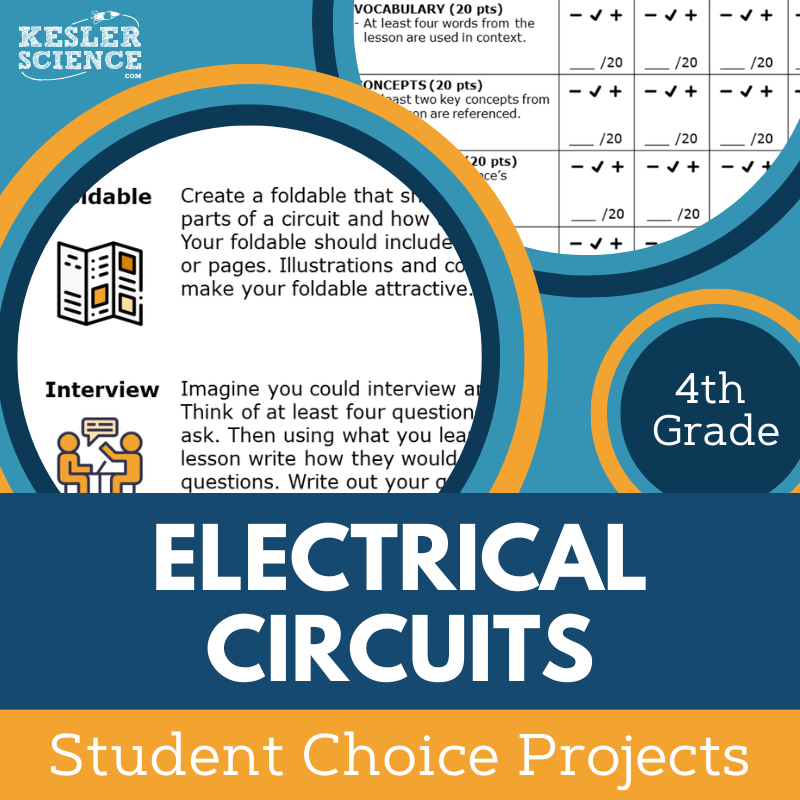 Electrical Circuits - Student Choice Projects - 4th Grade
