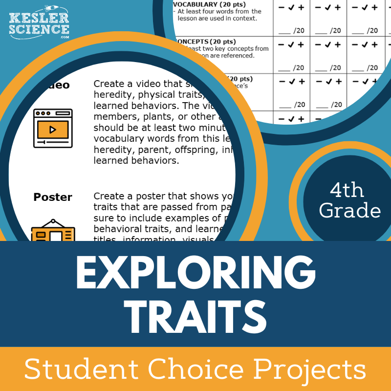 Exploring Traits - Student Choice Projects - 4th Grade