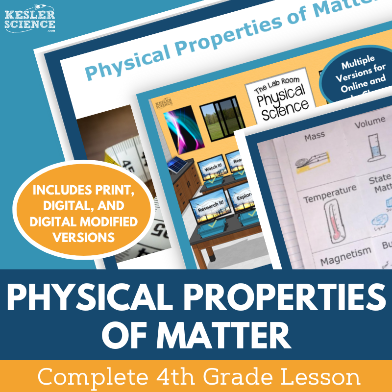 Physical Properties of Matter - Complete Lesson Plan - 4th Grade