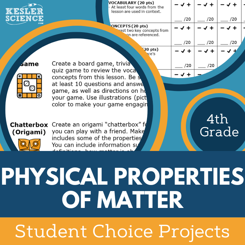 Physical Properties of Matter - Student Choice Projects - 4th Grade