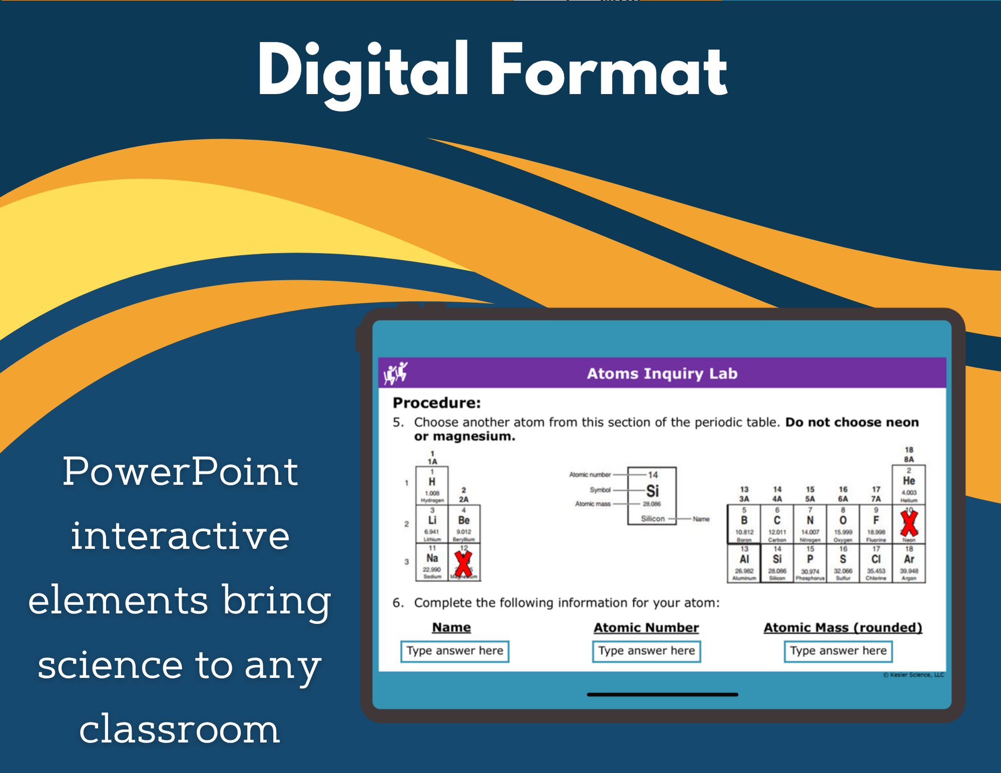 Atoms Digital Inquiry Lab - MS 6-8